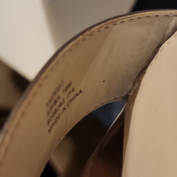 Calvin Klein "Abiba" size 10M, Mirror metallic heels. New - Picture 5 of 6